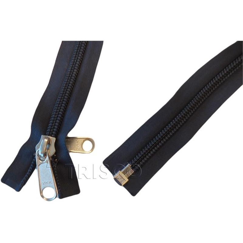 Trisco YKK zip fasteners 1700cm Single divided,double sliders navy