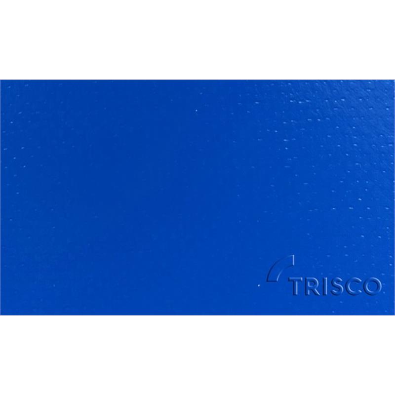 Trisonil PVC gecoat doek 650gr 250cm x 50mtr Blauw.